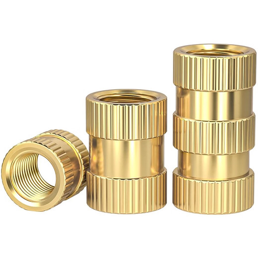 Tianzhuo Hardware through-hole injection hot-melt copper nut knurled nut copper insert embedded nut copper flower nut M2M3M4M5M6M8 M3*5*4 straight -150 pcs