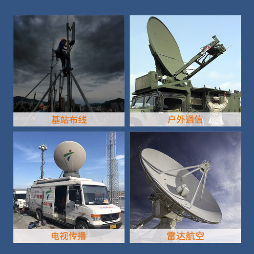 FUWEISHENG BNC tri-coaxial RF connection line 1553B test line TRB revolution SMA external screw inner hole 1 meter