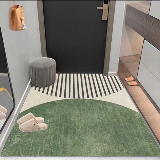 Shansui entrance hall vertical version modern entrance carpet door mat door floor mat household cuttable entry floor mat carpet thickened visual aesthetic 100 160*200cm