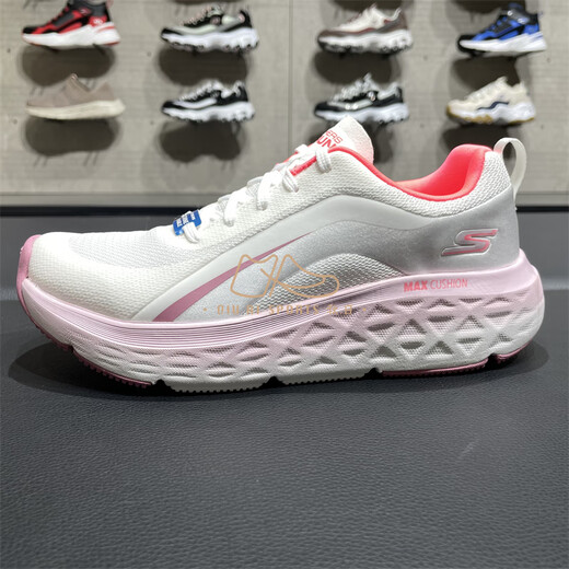 斯凯奇（Skechers）春新款女子厚底缓震轻便透气休闲运动跑步鞋1291 129121-BBK全黑色 35 220mm
