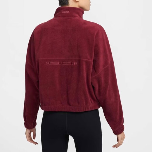 耐克（NIKE）卫衣女装外套春秋季新款加绒保暖运动服立领防风休闲套头衫HV8465 HV8465-677 M