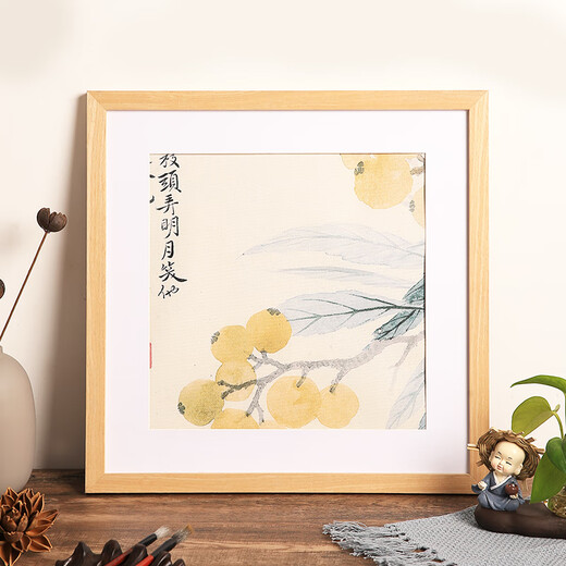 Sanozhixun picture frame mounted empty frame photo frame 33 33 square calligraphy solid wood picture frame 50 50 puzzle 38x38 picture frame solid wood color picture frame square frame can hold 1 piece of 38*38cm (photo frame + cardboard + hook)