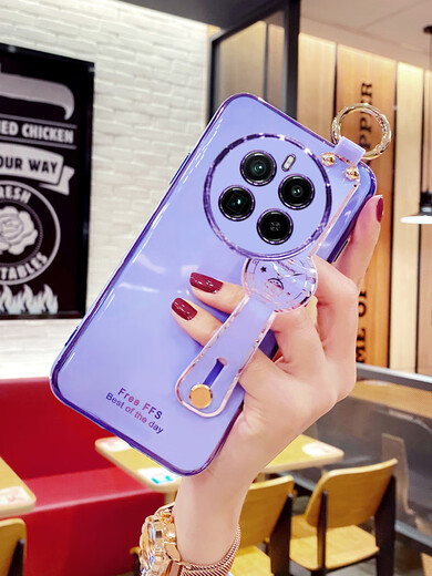 REALME GT5PRO CREAND CREAND CREAFBODY PREEMEGT5POR Защита для браслета Силиконовый корпус RMX3888 Crossbody Lanyard Полный пакет против пакета бренда по борьбе с трендом мужчин и женщин [Sakura Pink] Кроншень браслета + полноэкранный фильм + Crossbody Lanyard Realme realme gt5 Pro.