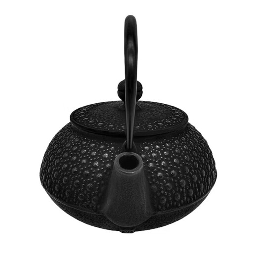 Iwai Cast Japan Importado Set Tapot de té de té de hierro de hierro de hierro sur (0.65 litros) -12004 Negro 0.65L
