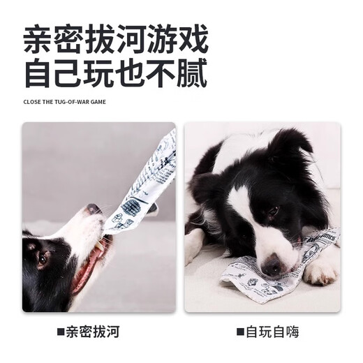 Beiyipin dog toy, making noise, newspaper, self-entertainment and boredom relief artifact, bite-resistant and molar-resistant Corgi Bichon puppy pet supplies