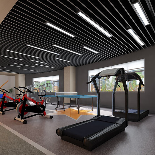 
Oup Lamp official flagship office lamp LED strip lamp aluminum square ceiling special lamp supermarket gym strip flat lamp upgraded bright style 12053cm-24.w white light