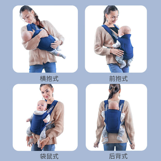 Aiebao Baby Strap multifuncional correa para bebés correa hacia atrás y hacia atrás correa de espalda de gris claro tamaño de uniforme