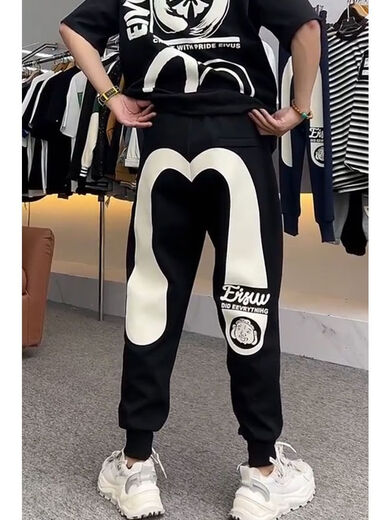 
Chang Luzhu 2023 Spring and Autumn New Japanese Trendy Brand New Fu. Shen Trendy Buddha Head Large Print Men's Casual Loose Waiting Pants 9903 Printed Leisure Pants Black New Style One Size m