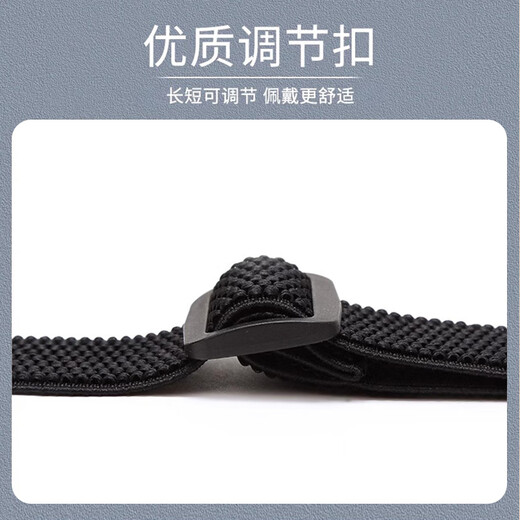 IFSONG men's hook buckle hook buckle suspender belt clip suspender belt lengthened trousers suspender adult elderly fat people elastic shoulder strap [3.5CM black hook] black X type