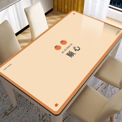 Bo Ling Lu light luxury high-end table mat tablecloth rectangular waterproof and oil-proof thickened anti-scalding heat insulation wipeable washable coffee table table mat rose 40*60cm