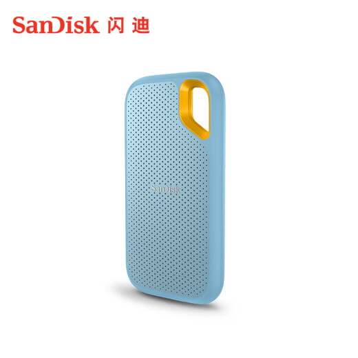 SANDISK 2TB NVME Mobile Solid State Drive (PSSD) E61 Supreme Speed ​​Excelente edición Haitian Blue SSD Velocidad de lectura 1050MB/s Conexión directa de conexión directa Disco duro de la computadora portátil