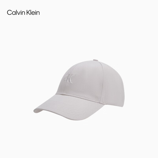 Calvin KleinJeans25春夏新款男女同款经典字母刺绣纯棉棒球帽礼物4K5024G WGY-月光白 均码 OS