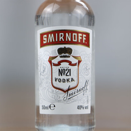 罗曼湖 洋酒 伏特加 威士忌 朗姆酒小瓶酒版酒伴便利店调酒基酒 斯米诺红牌伏特加50ml*1瓶
