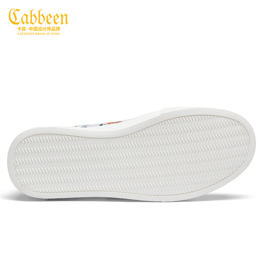 Carbin men's shoes summer new trendy brand canvas shoes men's versatile thin board shoes men's trendy low top casual shoes men's trendy shoes white 40 [=sports shoes size 41]