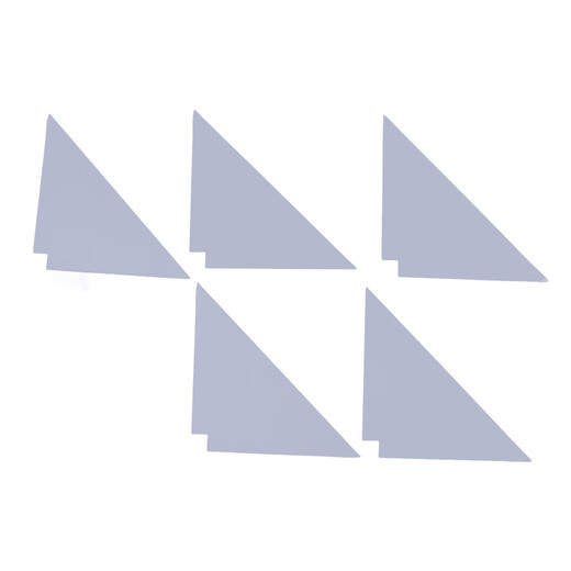 3M car protective film tpu invisible car cover full car paint rhino leather anti-scratch and anti-collision self-healing transparent film 12.4cm*12.4cm (5 pieces) car door corner