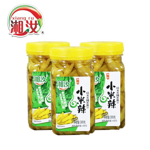 Xiangru (xiangru) millet spicy one piece 20 bottles commercial wholesale millet pepper sour and spicy crispy wild mountain pepper 300g x 1 bottle