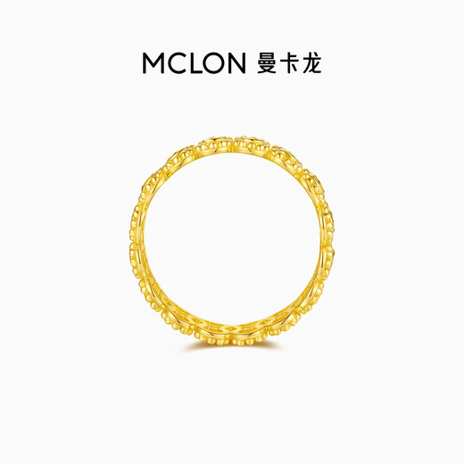 Mankalong Gold Ring Gold Ring Pure Gold Ring 5G Craftsmanship Gold Jewelry Priced Premium Gift for Girlfriend 13# 5.53g