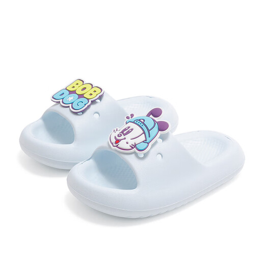 Babudou children's shoes boys' slippers summer indoor soft-soled baby sandals children's shoes 117542009 stone blue 220