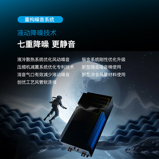 Melkat WT1 liquid-cooled kitchen air conditioner 1.5 HP all-in-one unit without external unit commercial multi-scenario punch-free installation ceiling embedded ceiling-type special refrigeration air conditioner 1.5 HP set WT1 kitchen air conditioner-C4