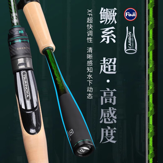 钓之屋睿系列超快调路亚竿黑坑鲈鱼竿鳜鱼直柄竿枪柄竿竞技虫竿 2.06m MH硬度直柄超快调(S692MH)
