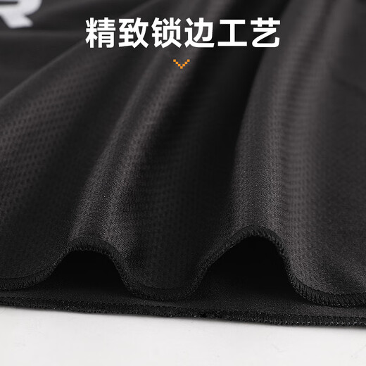 Under Armor sports cold towel running sweat-absorbent quick-drying marathon sweat towel gym swimming ice basketball cool towel black