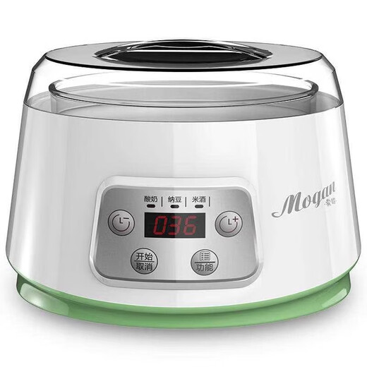 Zhechu allemand Smart Yogurt Machine Maison de maison petite entièrement automatique Verre Inner Température constante Riz Time Rice Natto autonome + 20 petites phages de poudre