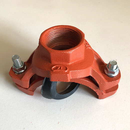 Jinniu Pipe Industry Grooved Mechanical Tee Specifications DN100*50 (Outer Diameter 114*60) Dark Red DN100*50 (Outer Diameter 114*60) Iron