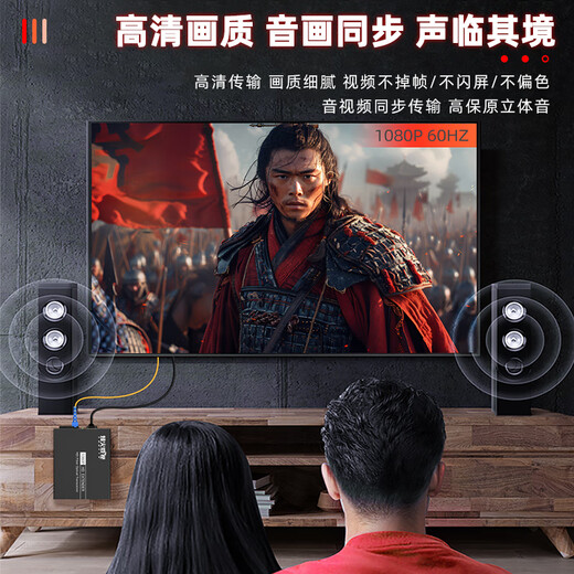 FiberHome HDMI optical transceiver, fiber optic to HDMI extender, HD video transmitter, HDMI optical fiber transceiver, audio and video optical transceiver, price per pair, high-definition model, 1-way HDMI video optical transceiver丨SC interface, Beijing warehouse delivery