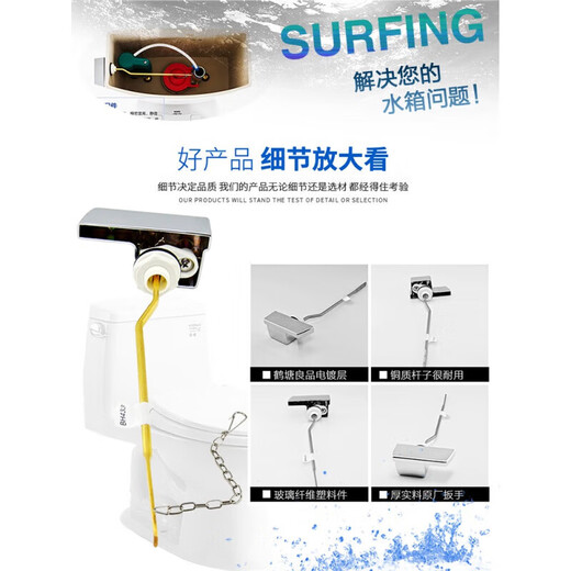 
Suitable for TOTO toilet tank accessories CSW718B 719B728B729 870B water inlet valve drain valve wrench water discharge cover