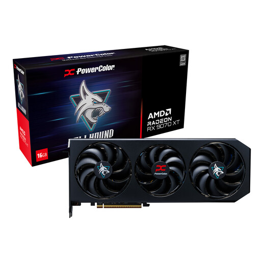 AMD RADEON RX 9070XT Dark Dog 16GB E-Sports Independent Graphics Card New OC Overclocking Desktop Game Artificial Intelligence High Performance