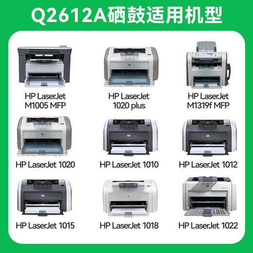
Applicable to HP m1005 toner cartridge hp1020 ink cartridge 12a 1020plus laser printer all-in-one 1010 laserjet m1005mfp 1018 q2612a m1319f
