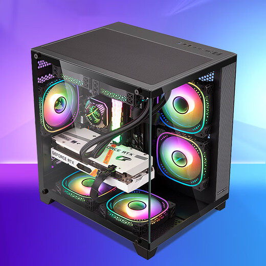 AMD Ryzen 5 R5 5600 host machine/RX7650GRE/RTX5060/RTX4060Ti/RTX3060 graphics card e-sports design desktop computer host DIY assembly machine R5 5600+RX7650GRE 8G丨with six