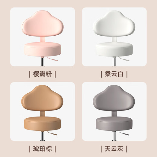 Karen Shi Lift Rotating Bar Chair Beauty Salon Manicure Pulley Round Stool Home Dressing Stool H2W