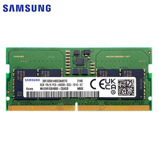 Samsung (SAMSUNG) DDR5 4800 5600 6400 notebook memory, suitable for ASUS Tianxuan 5/6 ROG Gunslinger 8/9 Moba Lenovo Savior Dell Alienware DDR5 4800MHz notebook memory 16GB 2 total capacity 32GB