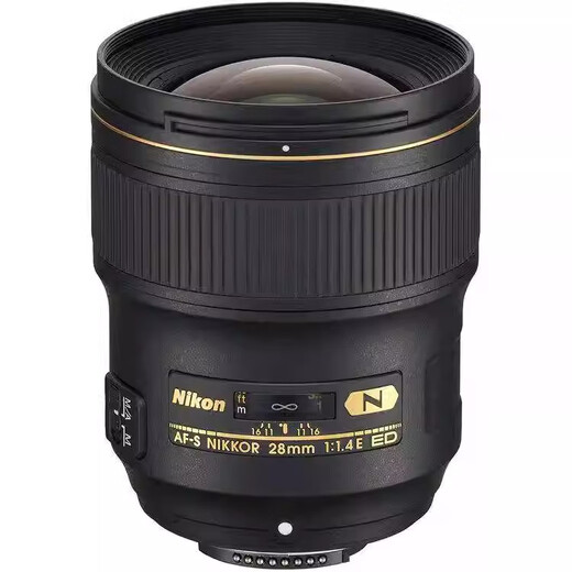 Nikon fixed focus large aperture lens 35mm/50/58/85/105/28mm portrait AF-s 28mm f/1.4E lens standard