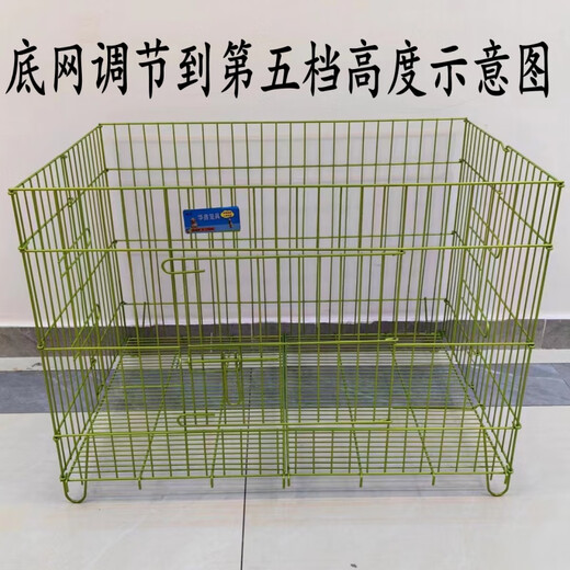 Foldable bold dog cage for sale dog fence exhibition cage running bed exhibition table wire fence nano paint dog cage nano running bed nano paint (excluding tray) length 88 width 60 total height 65
