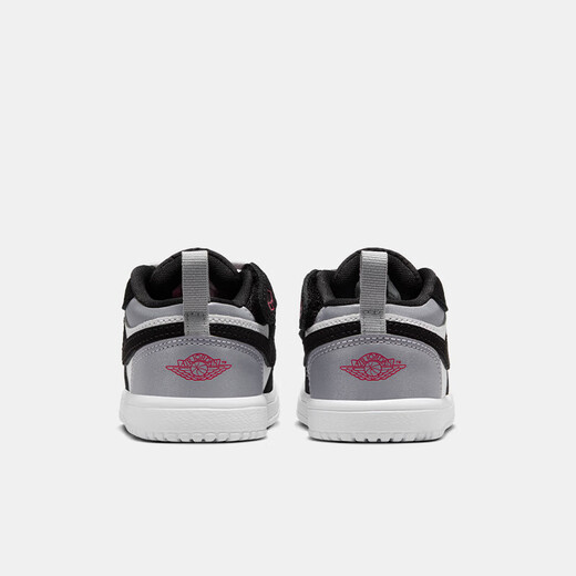 Nike Jordan Nike AJ 1 Casual Board-Schuhe für Jungen und Mädchen Klettverschluss leicht anziehen und leichte und komfortable Kinder-Turnschuhe IB3886-106 23.5 [Vorgeschlagene Fußlänge 13 cm]