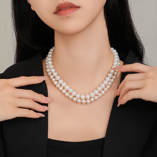 Zhou Taisheng pearl necklace retro freshwater pearls for girlfriend and mother birthday gift