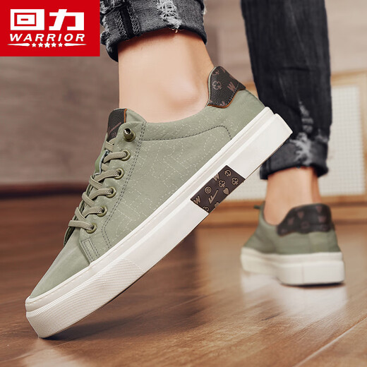
Warrior shoes men's one foot men's casual shoes soft sole breathable shoes H413T green 42
