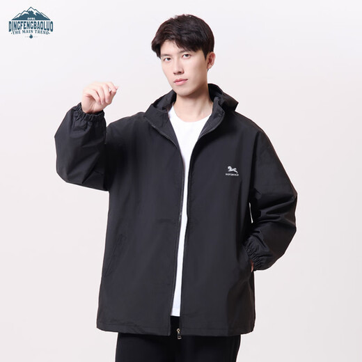 Dingfengbaoluo American style jacket men's Spring Year of the Horse New Year outdoor jacket DFJK01 black 5XL