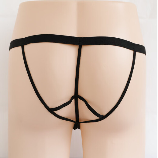 
Passionate 2024 new style erotic underwear sexy temptation new style men's sexy cross-bundle briefs thong flirting T-pants penis sexy passionate male slut black average size 160Jin [Jin equals 0.5 kg]