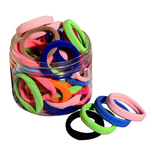 Anzhishang Hair Tie Rubber Band Women's Hair Tie Hairband Boy's Rubber Band High Elasticity Durable Hair Rope Leather Case Tie Hair Tie Tie Men's 1# Black 10 Pack