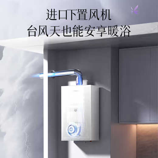 Vanward Ansuiwash 16KH5 16-liter gas water heater natural gas 15% national subsidy water and gas dual servo constant temperature energy-saving certification lower-mounted fan sealed stable combustion chamber