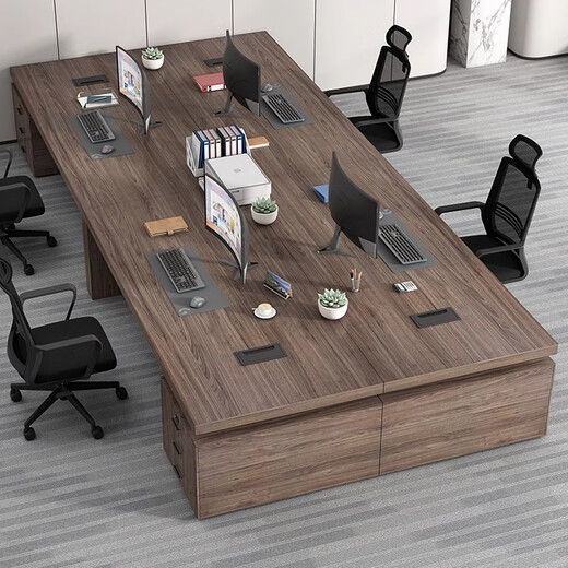 Minrui single-seat desk, simple modern boss table, high-end light luxury president table, manager desk and chair, executive desk, high-end 2.0 meter boss table