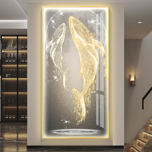 Meiyouchun Whale LED LUMIÈRE LUMBRE ENTRANCE ENTRANCE ENTRÉGE ENTRÉE PEINTURE