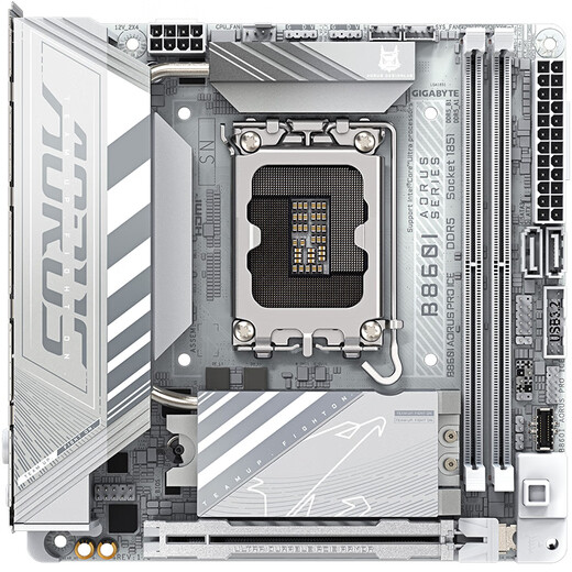 GIGABYTE mini ice sculpture B860I AORUS PRO ICE DDR5 motherboard supports CPU Ultra U7-265K U5-245K LGA 1851