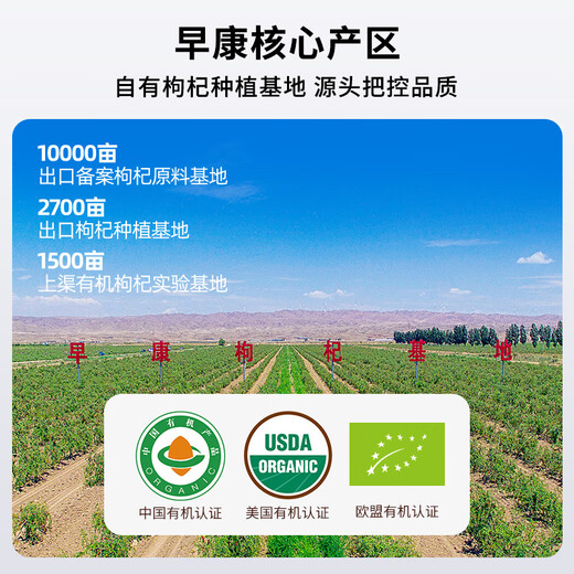 早康宁夏中宁枸杞原浆300ml头茬鲜果鲜榨100%送父母补礼物肾