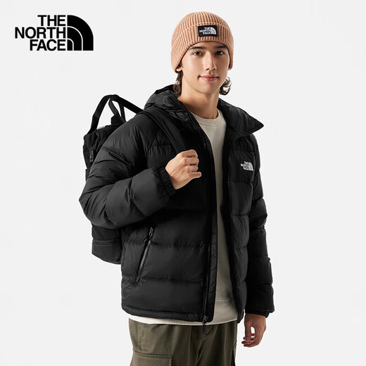 The North Face The North Face Daunenjacke für Herren, Outdoor, winddicht und warm, Gänsedaunen, 25. Herbst und Winter, neues Produkt 7W7G JK3 XL