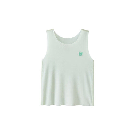 Mini Balabala Plant Core Sky Boys and Girls Children's Underwear Sweat-Absorbent Breathable Bottoming Vest Pink Green 40366 110