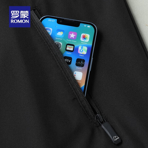 ROMON baseball collar casual business jacket men's autumn and winter new short versatile cadre jacket for young and middle-aged people Navy blue 3XL (190) Recommended 150-170 Jin Jin equals 0.5 kg